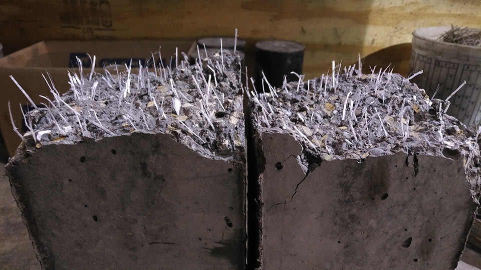 Fiber-reinforced concrete
